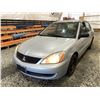 Image 3 : 19 -- 2006 MITSUBISHI LANCER, GREY, 228042 KMS, FRONT WHEEL DRIVE