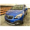 Image 3 : 101 -- 2014 BUICK ENCORE, BLUE, 183200 KMS, FRONT WHEEL DRIVE