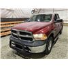 Image 1 : 159 -- 2015 RAM 1500 ST, RED, 118047 KMS, 4X4