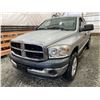 Image 3 : 161 -- 2007 DODGE RAM 1500, SILVER, 329349 KMS, FOUR WHEEL DRIVE
