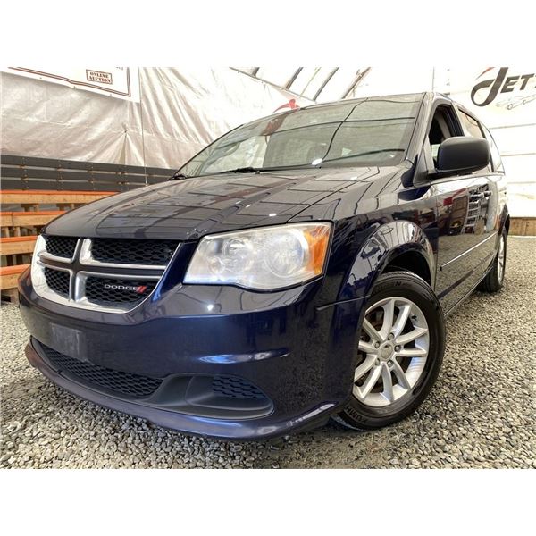201 -- 2013 DODGE GRAND CARAVAN SE, BLUE, 271495 KMS, FRONT WHEEL DRIVE