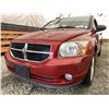 Image 2 : 5 -- 2007 DODGE CALIBER, RED, 181410 KMS, FRONT WHEEL DRIVE "NO RESERVE!"