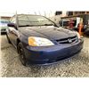 Image 8 : 13 -- 2002 HONDA CIVIC EX COUPE, BLUE, 392681 KMS, FRONT WHEEL DRIVE