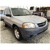 Image 8 : 107 --  2001 MAZDA TRIBUTE DX, SILVER, 280857 KMS, FRONT WHEEL DRIVE