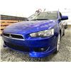 Image 2 : 18 -- 2008 MITSUBISHI LANCER, BLUE, 258272 KMS, FRONT WHEEL DRIVE
