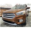 Image 2 : 110 -- 2017 FORD ESCAPE, COPPER, 253911 KMS, FOUR WHEEL DRIVE