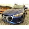 Image 2 : 21 -- 2018 HYUNDAI ELANTRA SE, BLUE, 166994 KMS, FRONT WHEEL DRIVE