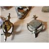 Image 2 : 404 -- VINTAGE BRASS INK WELL STAND, SOLID BRASS HOME DECOR, BRASS DOOR KNOCKERS, AND MORE UNIQUE BR
