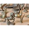 Image 2 : 411 -- VINTAGE LOBSTER SERVING DISH, BRONZE BUDDHA, BRONZE SAILBOATS, DEER, AND MORE BRONZE ANIMAL D