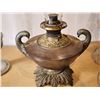 Image 3 : 416 -- **RARE** 1890 THE ROCHESTER FIGURAL BIRD BRONZE AND COPPER PITSBURGH OIL LAMP, AND MORE GLASS