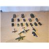 Image 1 : 420 -- MILITARY DINKY TOYS AND CORGI TOYS TANKS, JEEPS AND MORE