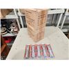 Image 1 : 447 -- TWO BOXES OF LIGHT DUTY GALVANIZED STRAP HINGES 25 TOTAL!