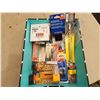 Image 2 : 450 -- BOX OF DRILL BITS, WOODWORKING BITS, TITANIUM, AND OTHER ASSORTED HARDWARE