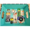 Image 1 : 451 -- BOX OF DRILL BITS, STUBBY BIT SETS, SLOT CUTTERS,ALUMINUM GRINDING WHEEL AND MORE