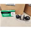 Image 2 : 452 -- TWO BOXES OF PASSAGE KNOB STYLE DOOR HANDLES IN OIL RUBBED BRONZE