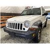 Image 2 : 117 -- 2007 JEEP LIBERTY, WHITE, 156949 KMS, 4X4