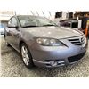 Image 8 : 31 -- 2004 MAZDA 3, GRAY, 233162 KMS, FRONT WHEEL DRIVE 'NO RESERVE!"
