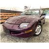 Image 1 : 33 -- 1995 PONTIAC SUNFIRE, PURPLE, 231571 KMS, FRONT WHEEL DRIVE "NO RESERVE!"