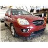 Image 8 : 30 -- 2007 KIA RONDO, RED, 183400 KMS, FRONT WHEEL DRIVE