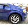 Image 25 : 12 -- 2013 CHEVY SONIC, BLUE, 110856 KMS, FRONT WHEEL DRIVE
