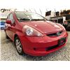 Image 8 : 23 -- 2007 HONDA FIT, RED, 182082 KMS, FRONT WHEEL DRIVE