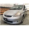 Image 2 : 9 -- 2007 HONDA FIT, SILVER, 233361 KMS, FRONT WHEEL DRIVE