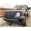 Image 2 : 108 -- 2008 JEEP PATRIOT, BLACK, 258584 KMS, FOUR WHEEL DRIVE
