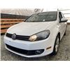 Image 2 : 34 -- 2012 VOLKSWAGEN GOLF, WHITE, 210559 KMS, FRONT WHEEL DRIVE