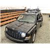 Image 3 : 125 -- 2008 JEEP PATRIOT, BLACK, 168760 KMS, FOUR WHEEL DRIVE "NO RESERVE!!"