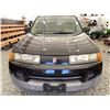 Image 3 : 114 - 2003 SATURN VUE, BLACK, 230779 KMS, FRONT WHEEL DRIVE,