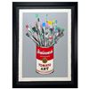 793  Tomato Pop (Grey) by Mr Brainwash