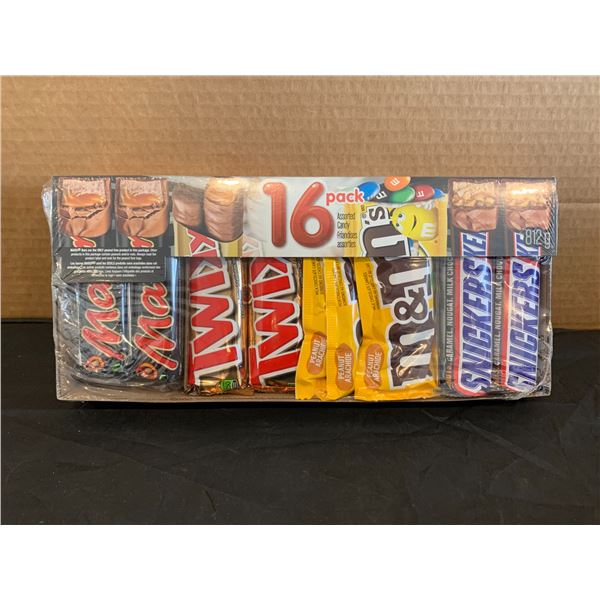 16  Pack Assorted Chocolate Bars Mars Twix M&M,s Snickers BB Mar 11, 2025
