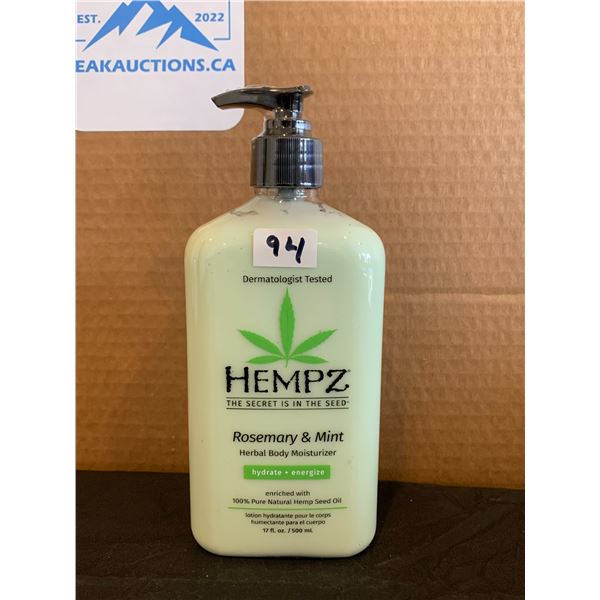 Hempz Rosemary & Mint Herbal Body Moisturizer 500ml
