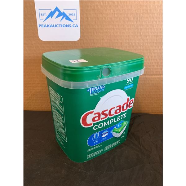 Cascade Complete Fresh Scent Dawn 90 Action Packs 1.34 Kg Damaged Packaging
