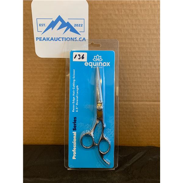 Equinox Professional Series Razor Edge Hair Cutting Scissor 6.5" Overall Length
