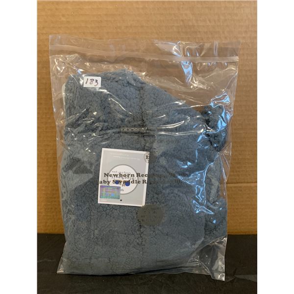 Blue Snail Newborn Receiving Blanket Swaddle