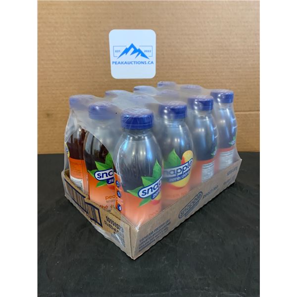 Snapple Zero Sugar Peach Tea 12 pack - Exp Apr 25 2025