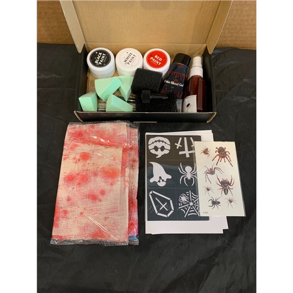 Lictin Bloody Face Paint Kit Makeup Kit