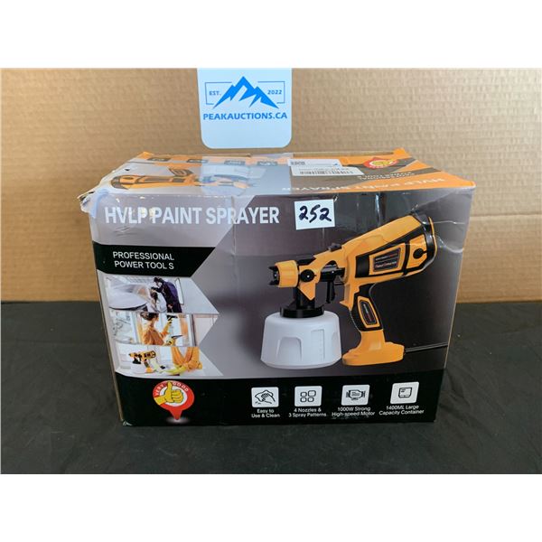 HVLP Paint Sprayer 4 Nozzles 3 Patterns 30000 Rpm 1400ml Large Container
