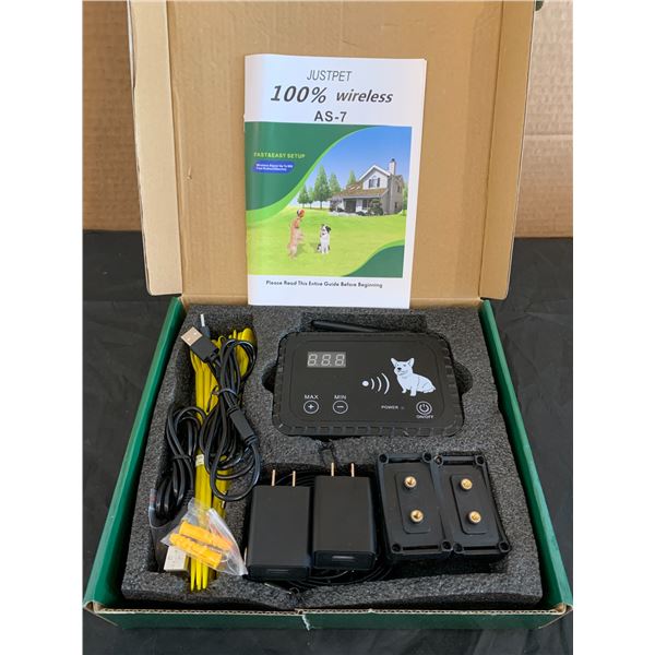 Justpet Wireless Pet Containment System Recommended For Dogs 10 Pound Or more