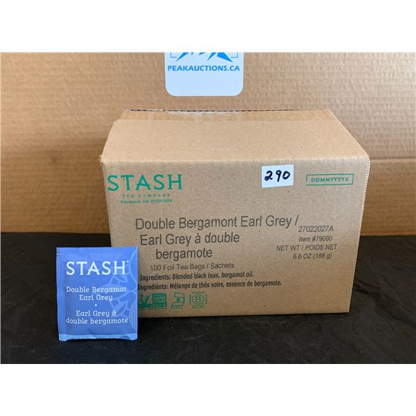 Stash Tea Double Bergamont Earl Grey 100 Foil Tea bags