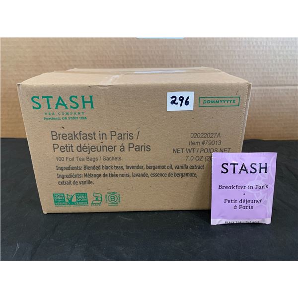 Stash Tea Breakfast in Paris 100 Foil Tea Bags