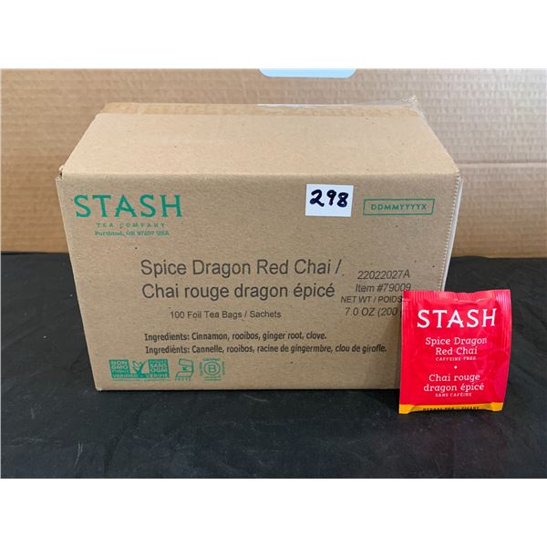 Stash Tea Spice Dragon Red Chai 100 Foil Tea Bags