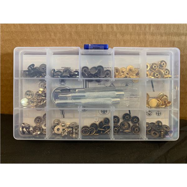 40 Sets Metal Snap Button Fastners