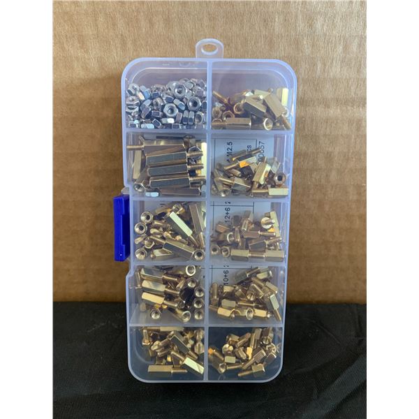 360 Pcs Brass Standoffs Mother Board Spacers Assorment Kit - M2 M3 M4 Pillars