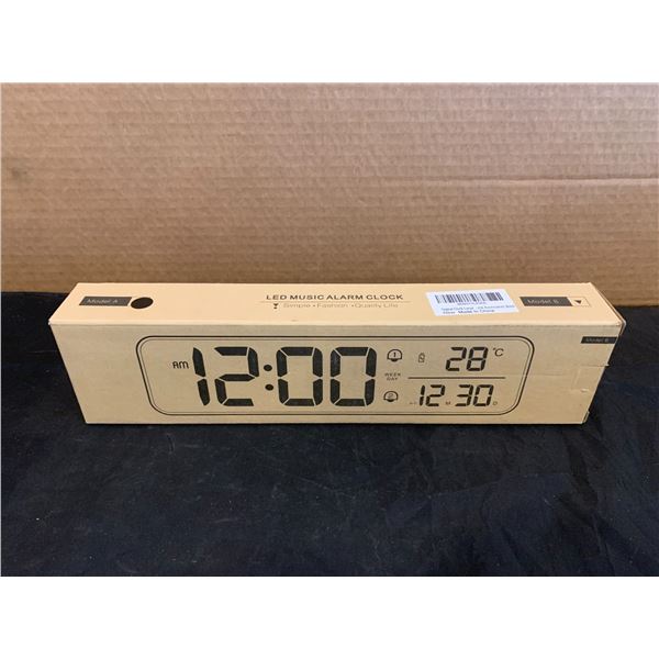 LED Musical  Alarm Clock