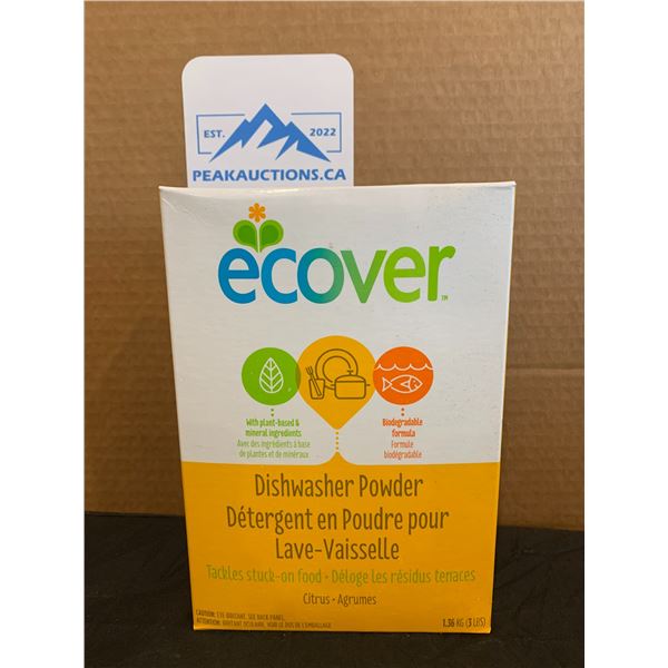 Ecover Dishwasher Powder With Plant Based Mineral Ingredients 3lbs