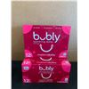 Image 1 : Lot of 2 Bubly Sparkling Water Bevarage Raspberry 12 Pack Exp AL 2025