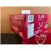 Image 2 : Lot of 2 Bubly Sparkling Water Bevarage Raspberry 12 Pack Exp AL 2025