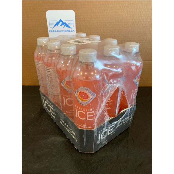 Sparkling Ice Zero Sugar Pink Grapefruit 12 Pack 503ml BB Jan 2025